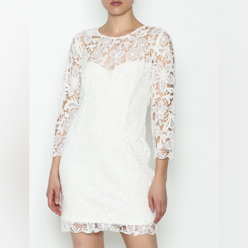 S HeartLoom Marlene Lace Mini Dress